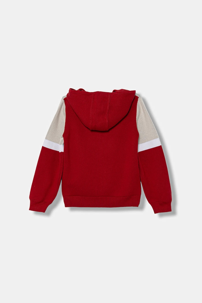 Guess cardigan din bumbac pentru copii N5YR02.Z0150.9BYA rosu AW25
