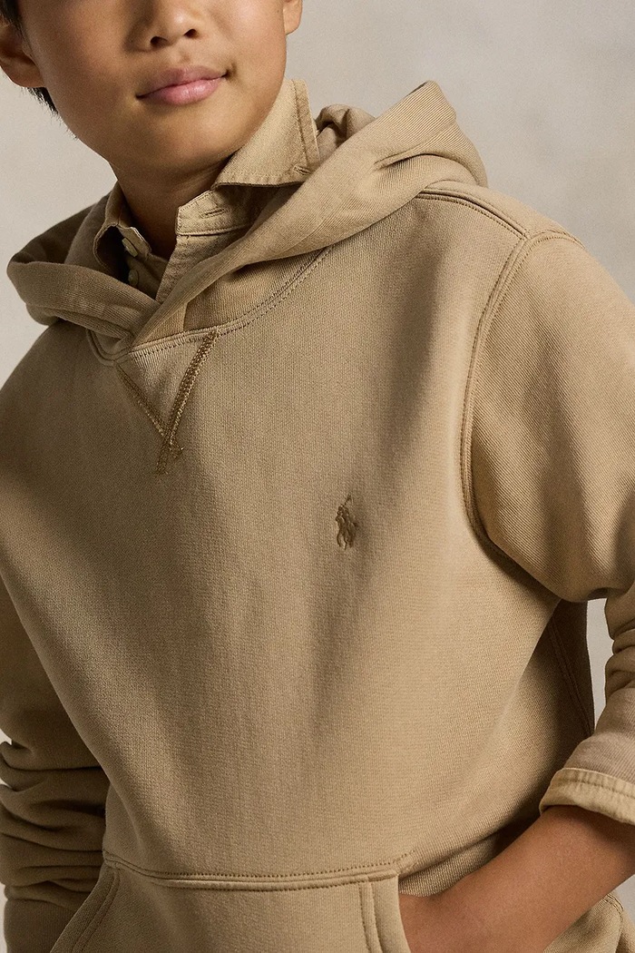 Dječja pamučna dukserica Polo Ralph Lauren 323749954062 bež