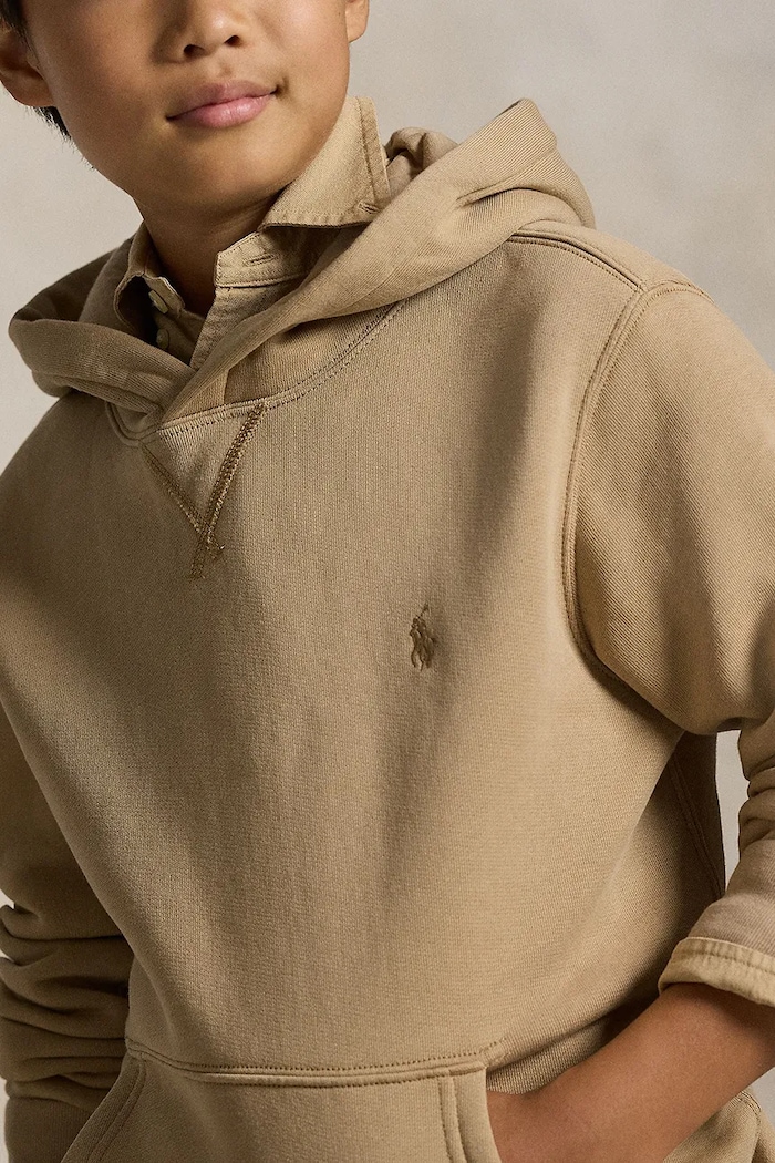Dječja pamučna dukserica Polo Ralph Lauren 323749954062 bež