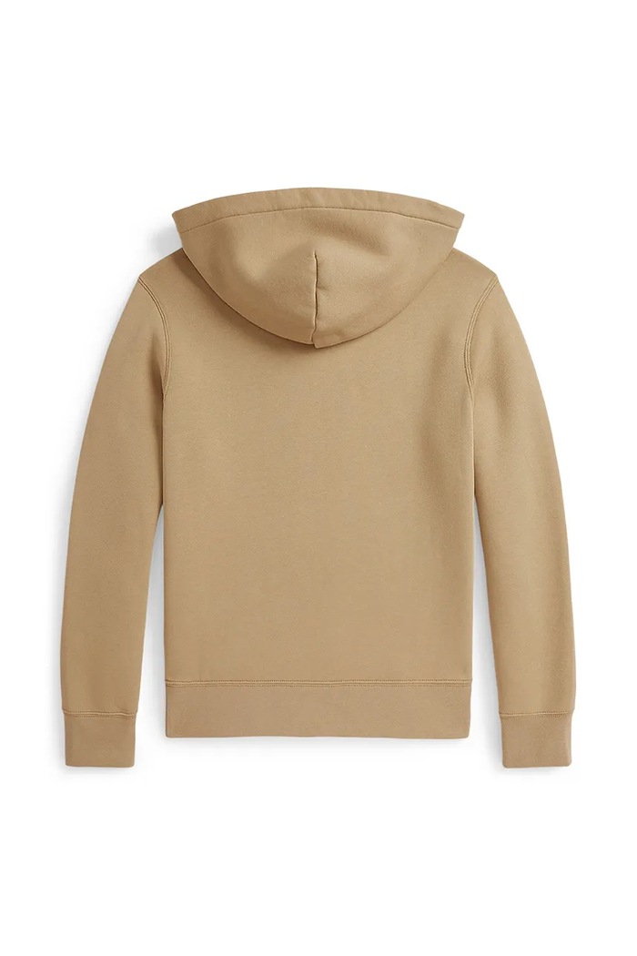Dječaci Dječja pamučna dukserica Polo Ralph Lauren 323749954062 bež