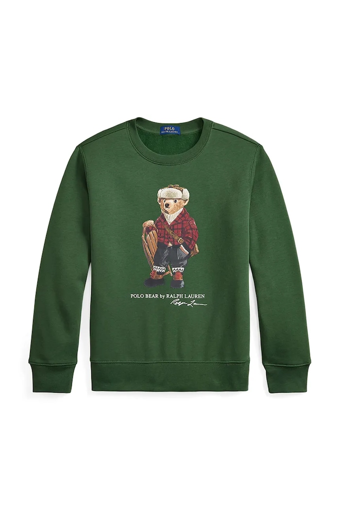 Polo Ralph Lauren gyerek felső pamut zöld 323981261001
