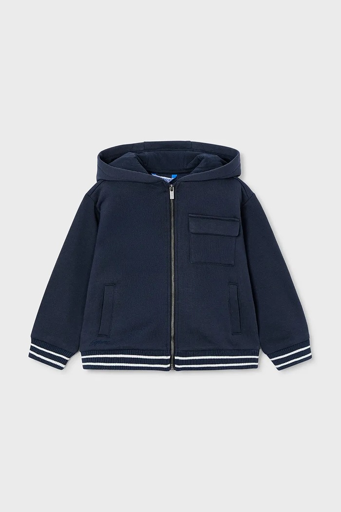 Mayoral bluza dziecięca z kapturem granatowy 4427.5E.Mini.9BYA