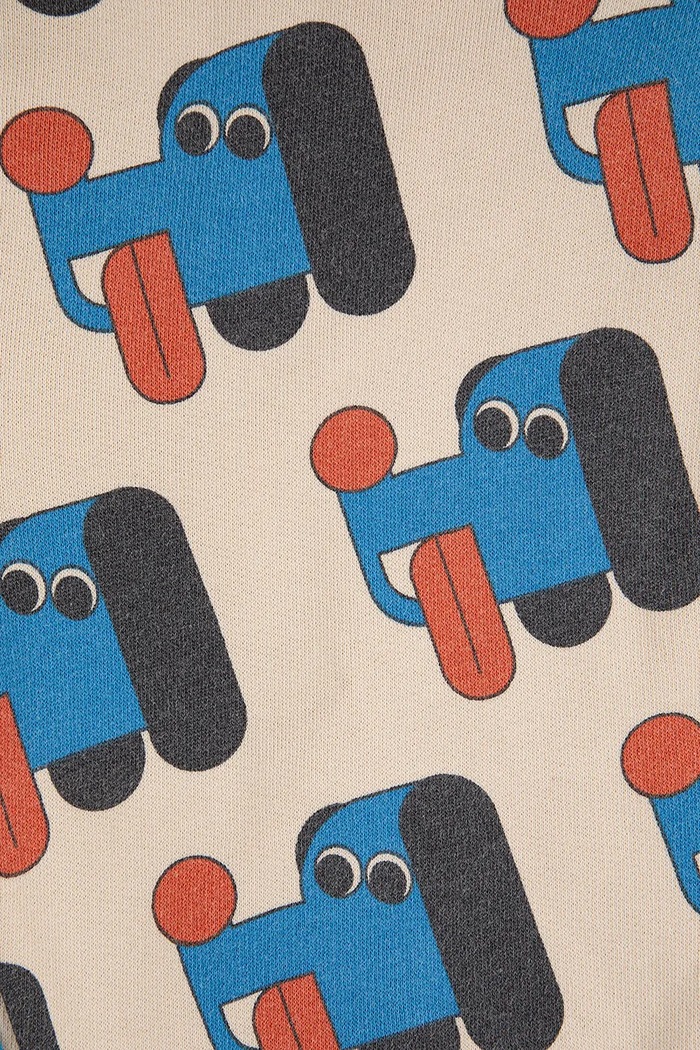 Chłopiec Bobo Choses bluza bawełniana dziecięca Doggy Mate 225AC049 beżowy