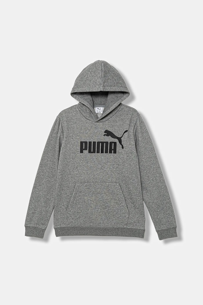 Детски суичър Puma ESS No. 1 Logo Hoodie FL B 684908 сив AW25