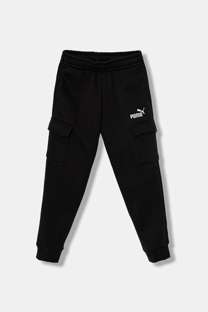 Dětské tepláky Puma ESS No. 1 Logo Cargo Pants FL B 684924 černá AW25