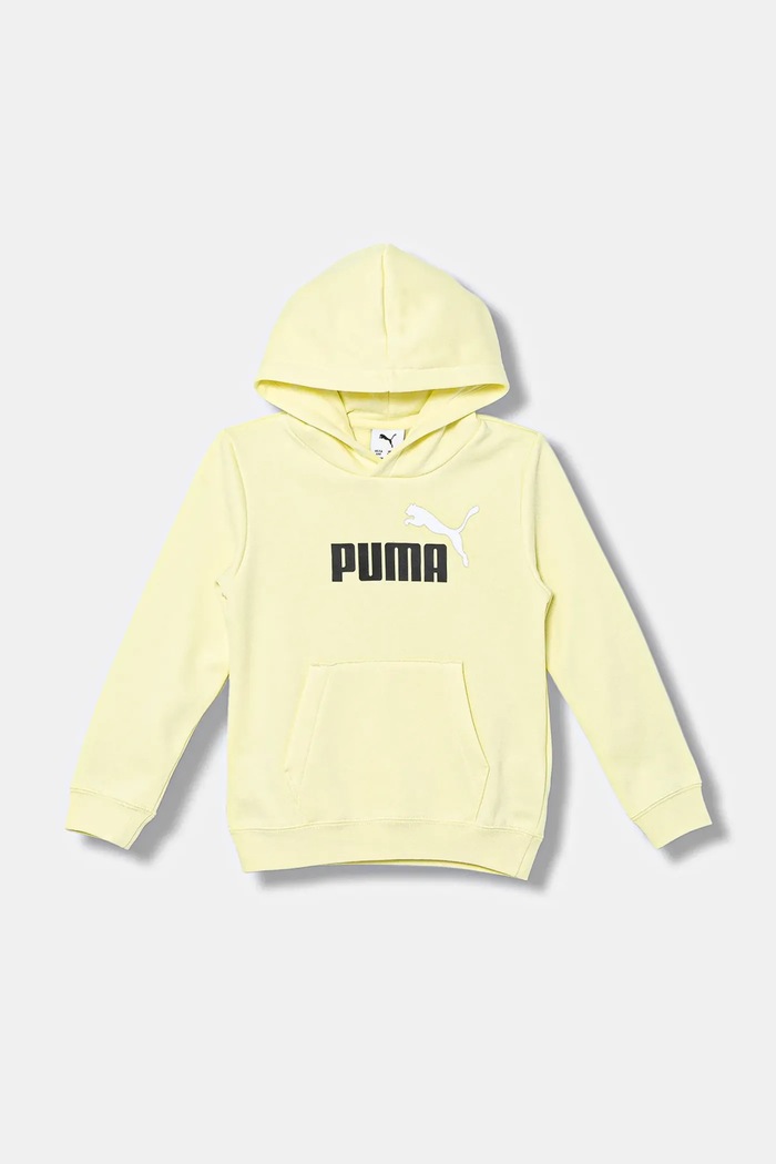 Puma bluza dziecięca ESS 2 COLOR No. 1 Logo Hoodie FL B z kapturem żółty 685822