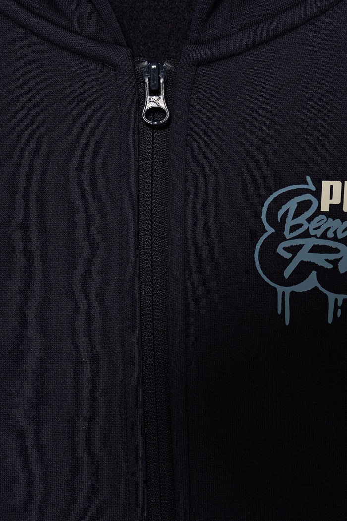 Детски суичър Puma MID90s Full-Zip FL B тъмносин 688469.