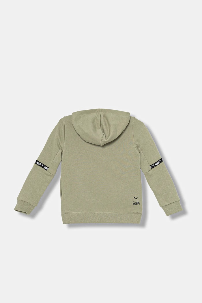 Detská mikina Puma PUMA X HOT WHEELS Graphic Hoodie TR 632396 zelená AW25