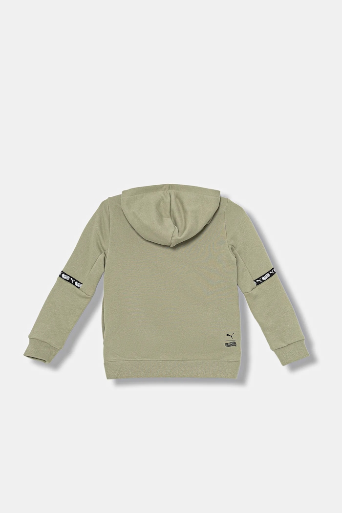 Detská mikina Puma PUMA X HOT WHEELS Graphic Hoodie TR 632396 zelená AW25