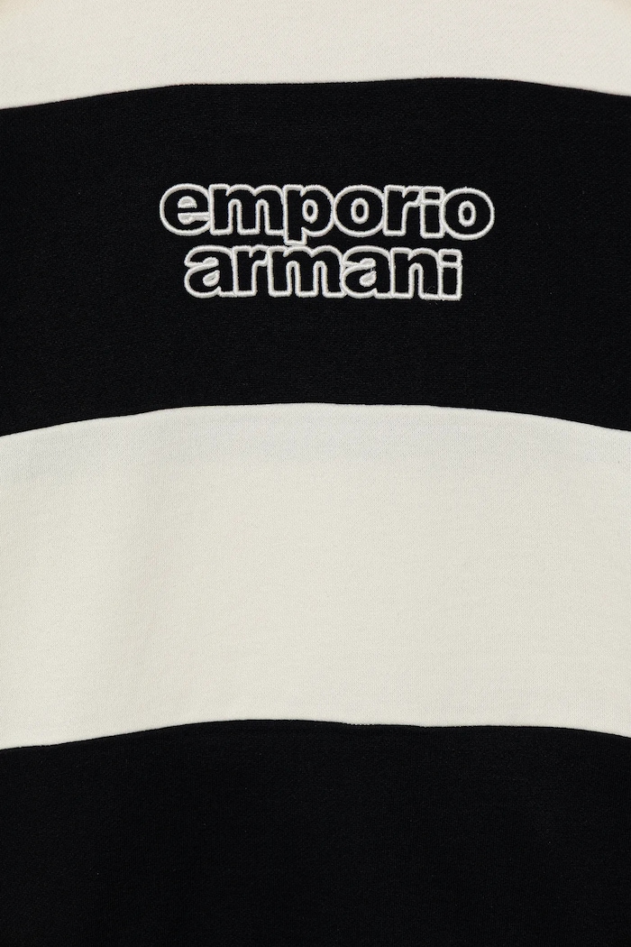 Chłopiec Emporio Armani bluza bawełniana dziecięca EB000770.AF16135 granatowy