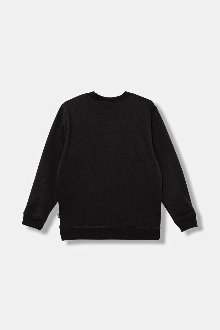 Detská mikina Vans Classic Oval Crew VN000PWVBLK1 čierna AW25