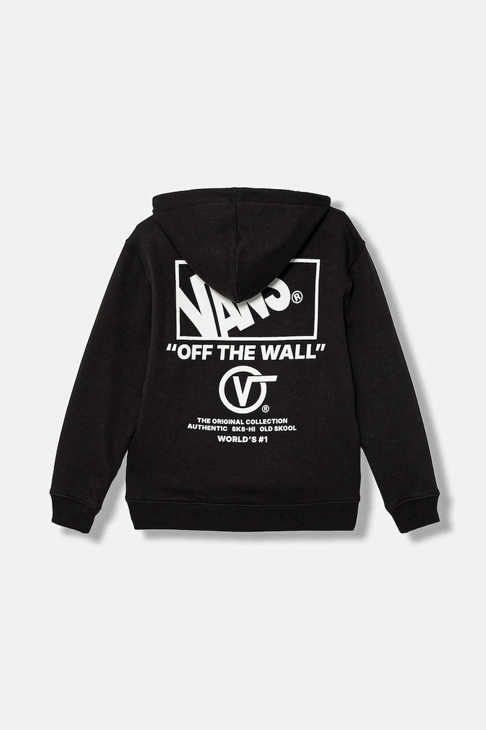 Vans bluza dziecięca Stockpile Pullover VN000PWXBLK1 czarny AW25