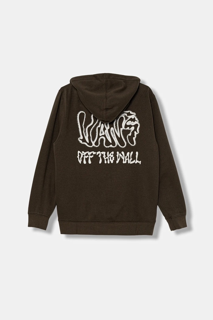 Vans bluza dziecięca Rippled Full Zip VN000PX2EMP1 brązowy AW25
