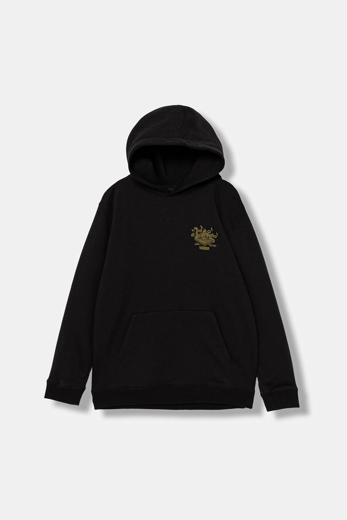 Vans Bluză copii Scratched Records Pullover negru VN000PXDBLK1