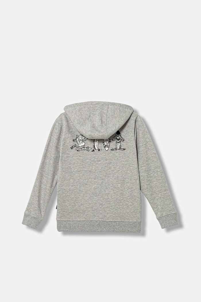 Vans bluza copii Sk8 Posse Full Zip VN000PYU02F1 gri AW25