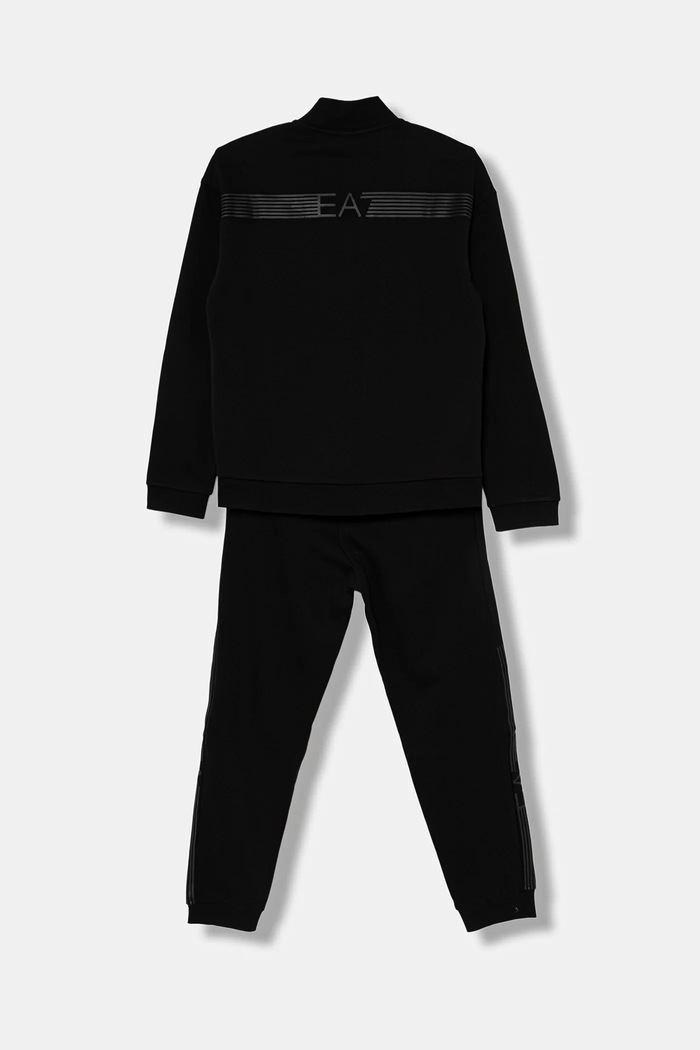 EA7 Emporio Armani set de trening pentru copii 7B000187.AF10368 negru AW25