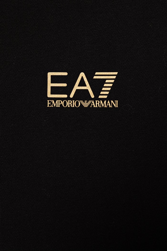 Chłopiec EA7 Emporio Armani bluza dziecięca z bawełną 7B000161.AF10368 czarny