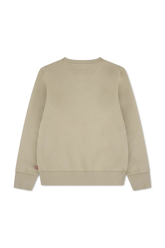 Levi's bluza dziecięca z bawełną BATWING CREWNECK 8E9079 beżowy AW25