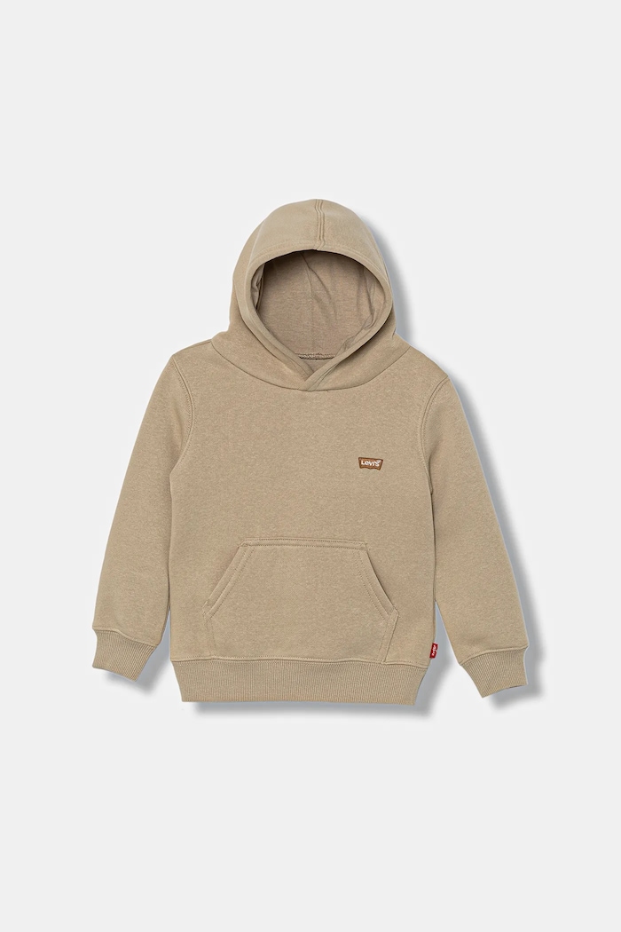 Levi's bluză copii MINI BATWING HOODIE uni bej 8EL452.B