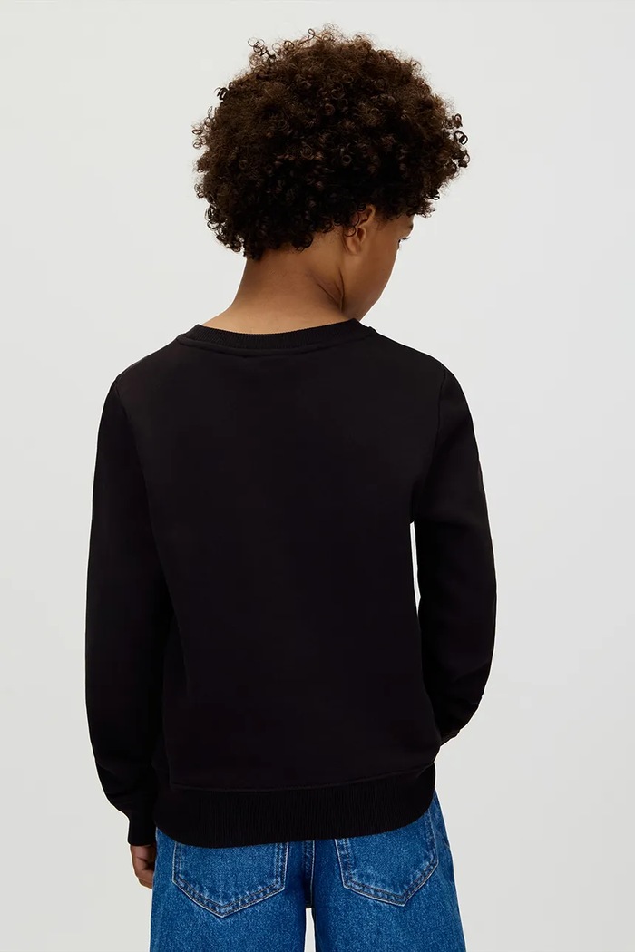 Calvin Klein Jeans bluză copii negru IB0IB02585.9BYA
