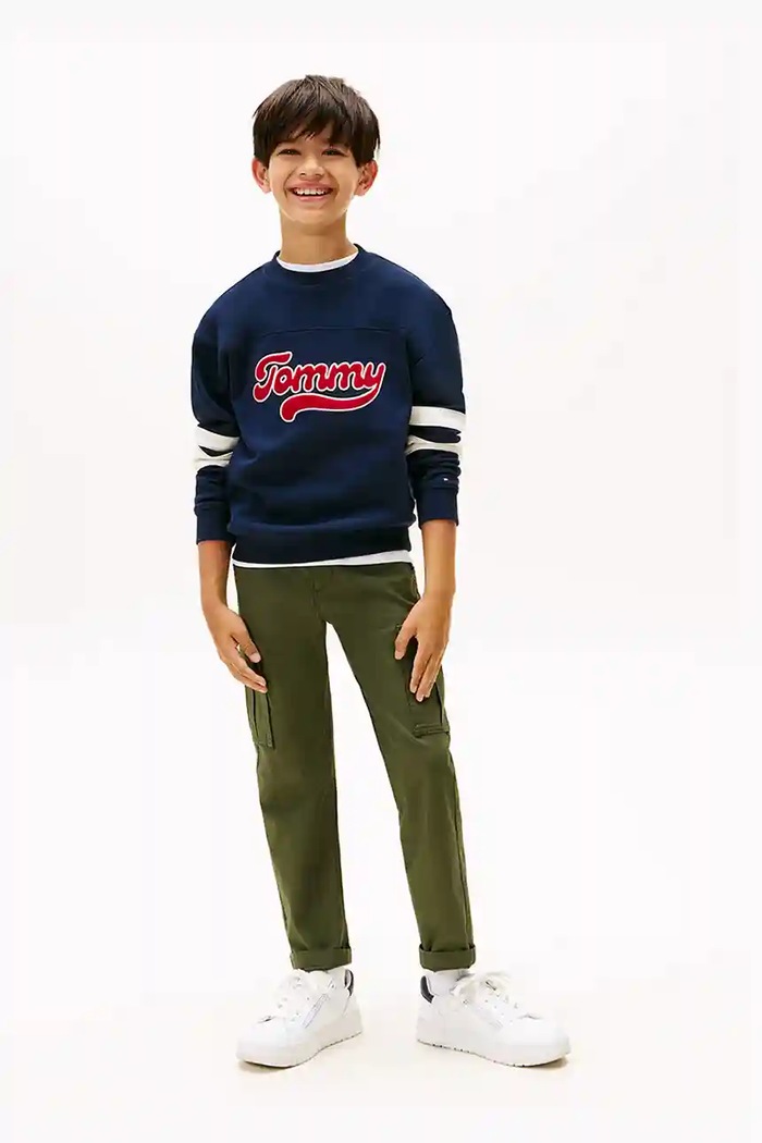 Παιδική μπλούζα Tommy Hilfiger KB0KB09985.9BYA σκούρο μπλε