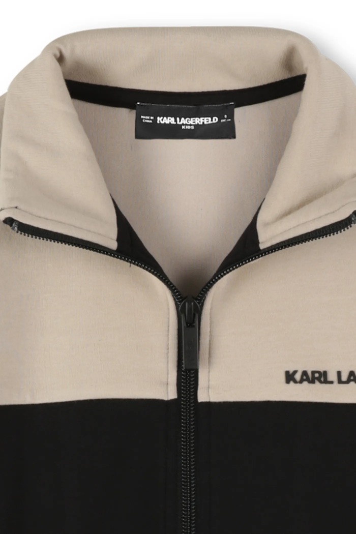 Dětská mikina Karl Lagerfeld béžová Z30640.86.198