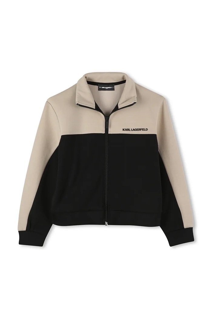 Dětská mikina Karl Lagerfeld Z30640.114.150 béžová AW25