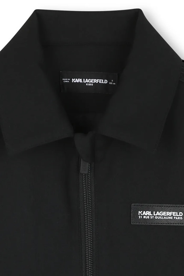 Detská mikina Karl Lagerfeld čierna Z30644.114.150