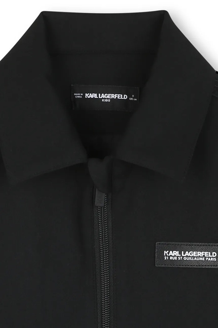 Παιδική μπλούζα Karl Lagerfeld μαύρο Z30644.162.174