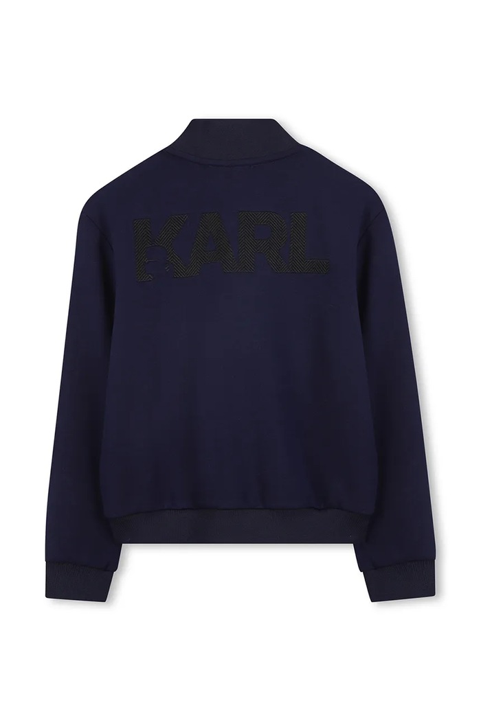 Detská mikina Karl Lagerfeld Z30646.86.108 tmavomodrá AW25