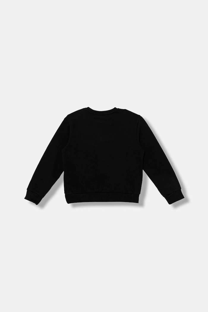 Detská bavlnená mikina Guess L5BQ02.KAD74.9BYA čierna AW25