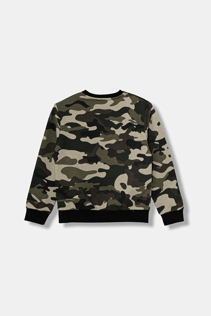 Guess bluza bawełniana dziecięca L5BQ05.KAD74.9BYA zielony AW25