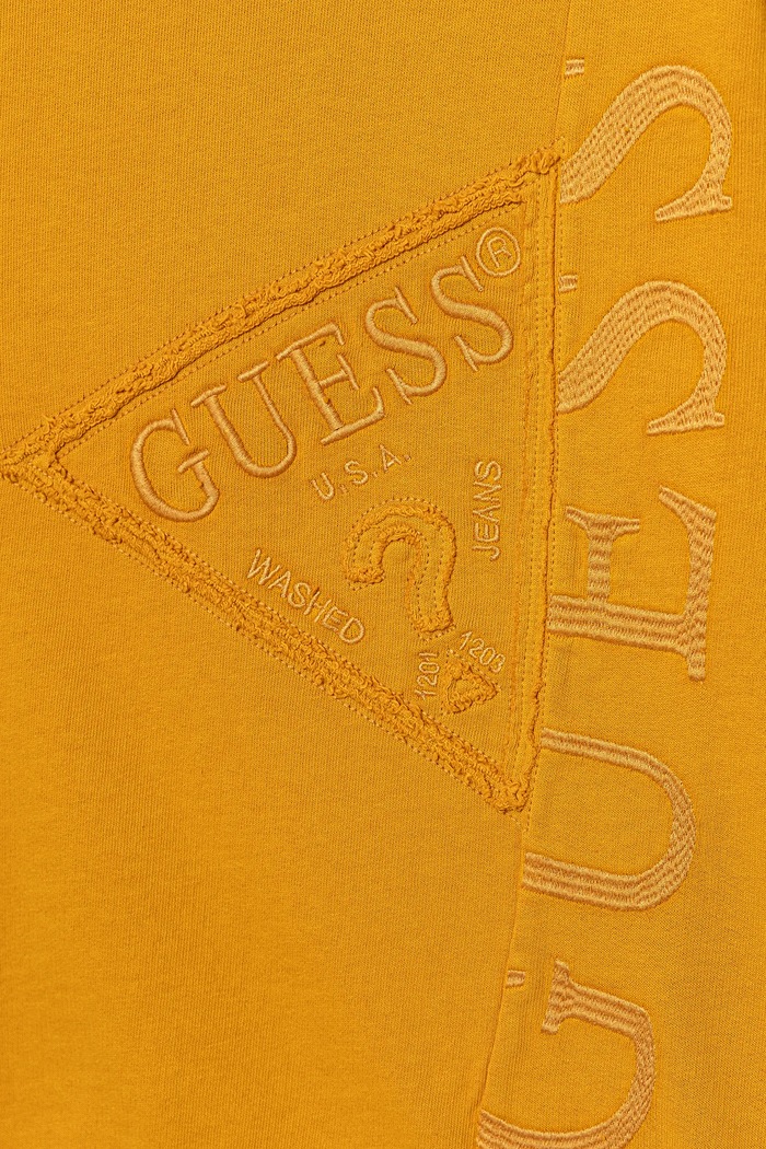 Момче Детски памучен суичър Guess L5BQ08.KAD74.9BYA жълт