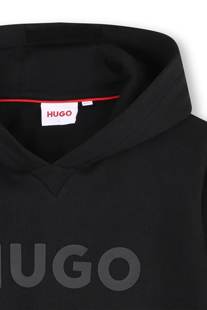 Chlapec Detská mikina HUGO G00446.114.150 čierna