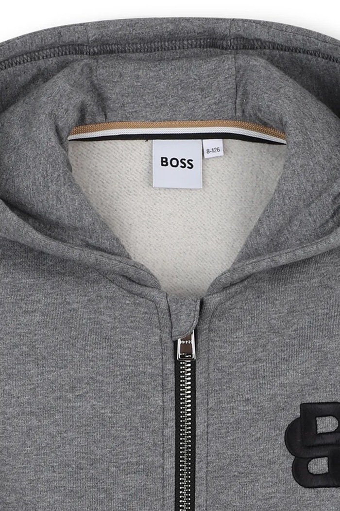 Dětská mikina BOSS šedá J52320.114.150