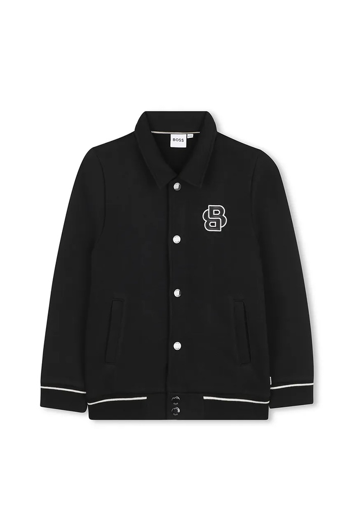 Dětská mikina BOSS J52325.162.174 černá AW25