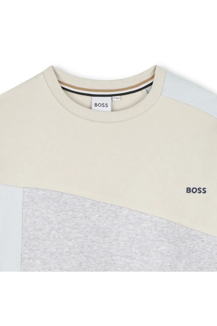 Otroški pulover BOSS bež J52352.102.108