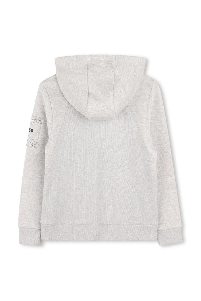 Детски суичър BOSS J52354.102.108 сив AW25