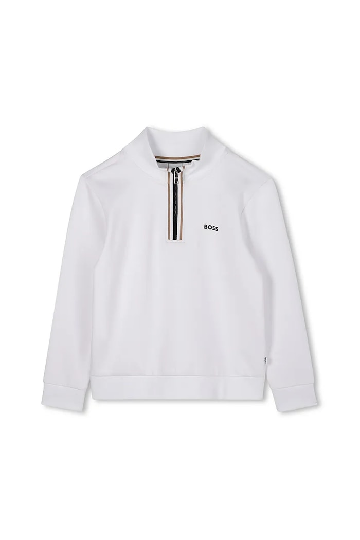 BOSS Bluză copii J52359.162.174 alb AW25