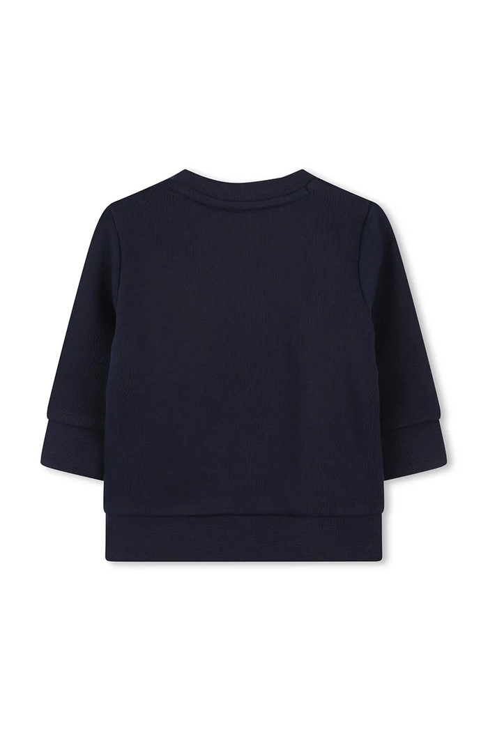 Otroški pulover BOSS J52457.74.81 mornarsko modra AW25