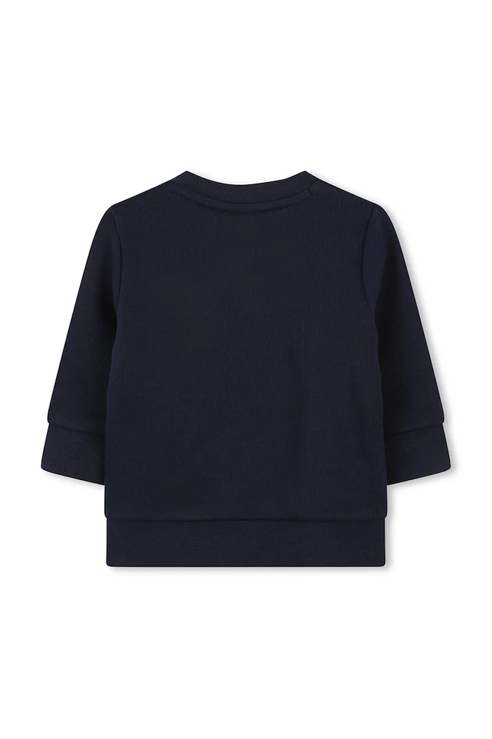 Otroški pulover BOSS J52457.74.81 mornarsko modra AW25