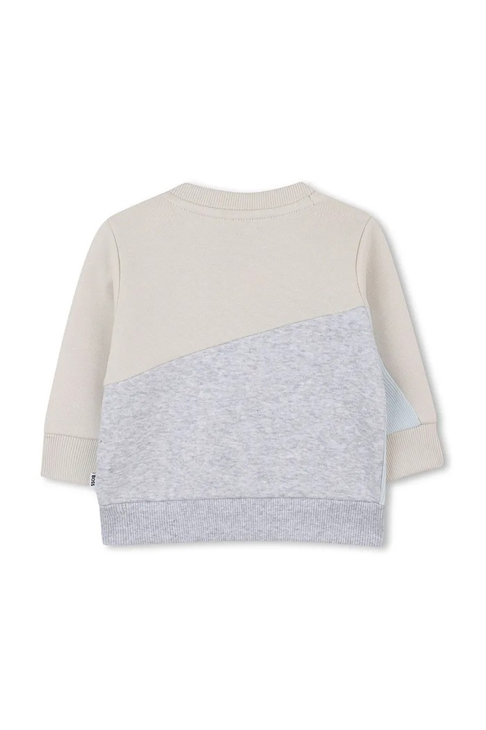 BOSS bluza niemowlęca J52459.86.94 beżowy AW25