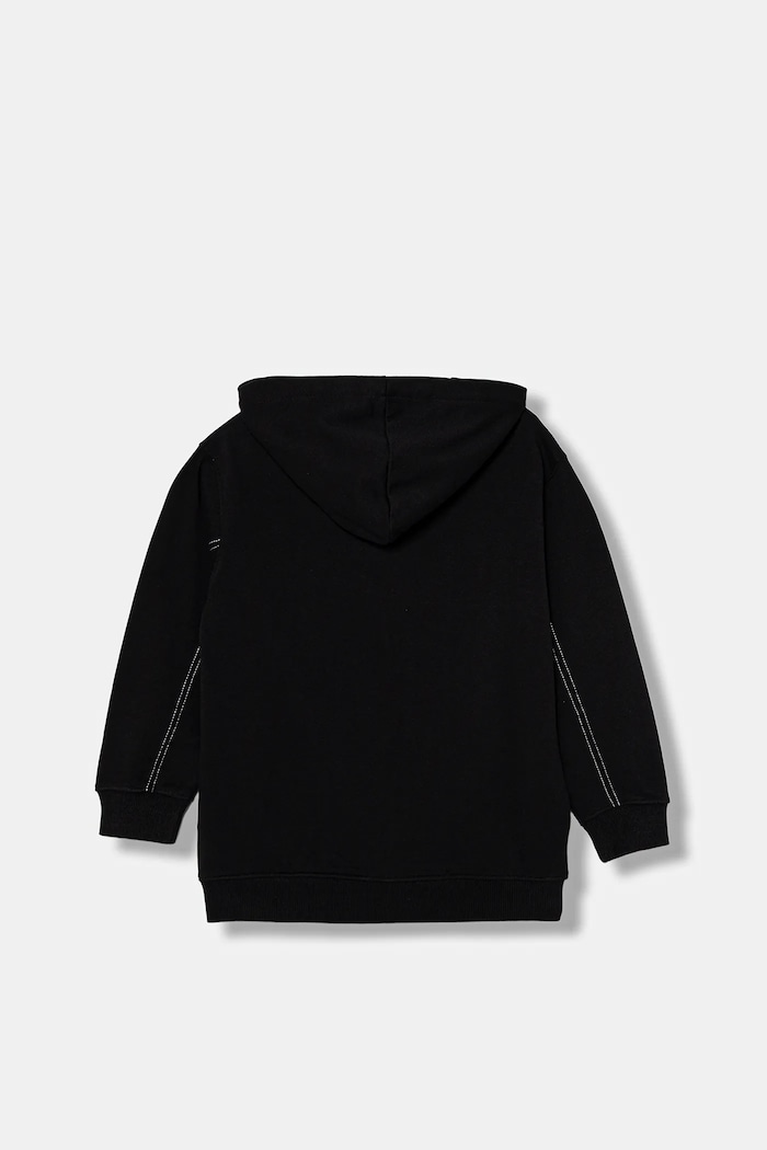 United Colors of Benetton bluza bawełniana dziecięca 3NBMC505H.G.seasonal czarny AW25