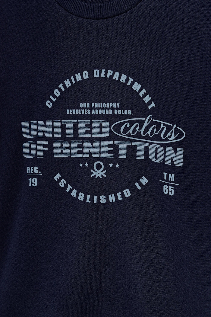Chłopiec United Colors of Benetton bluza bawełniana dziecięca 3J68C10PZ.G.seasonal granatowy
