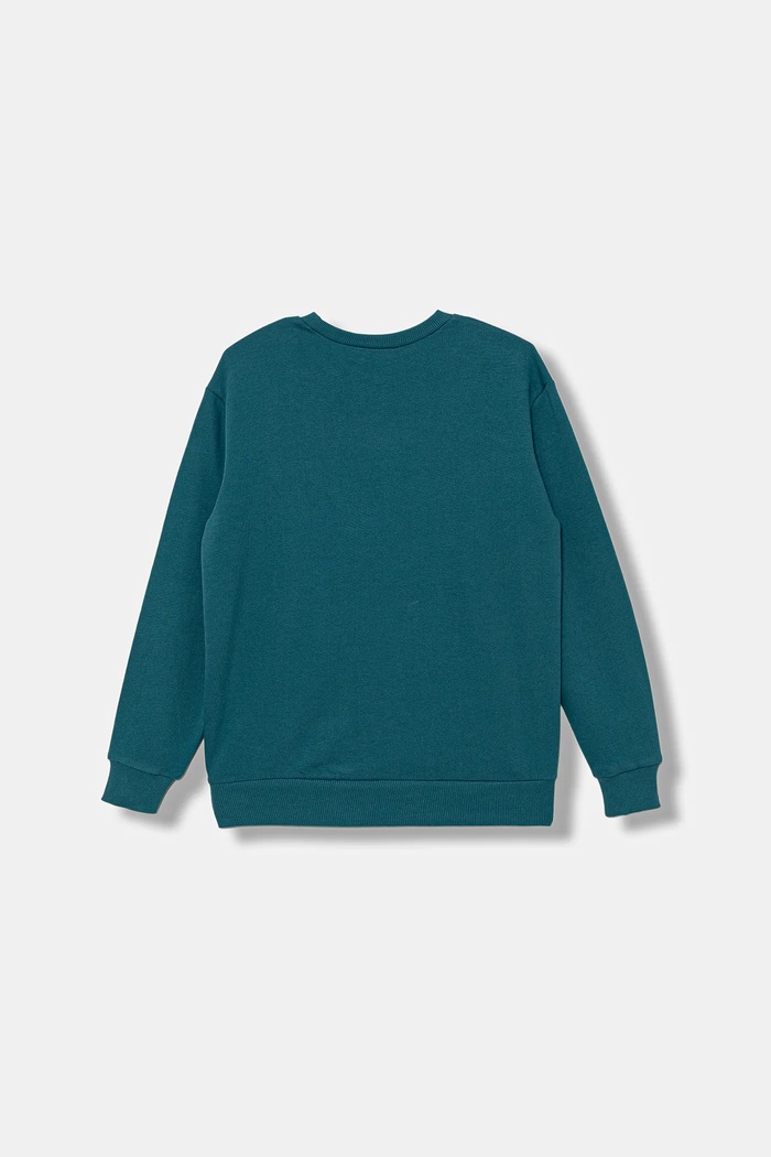 Detská bavlnená mikina United Colors of Benetton 3J68C10PZ.G.seasonal tyrkysová AW25