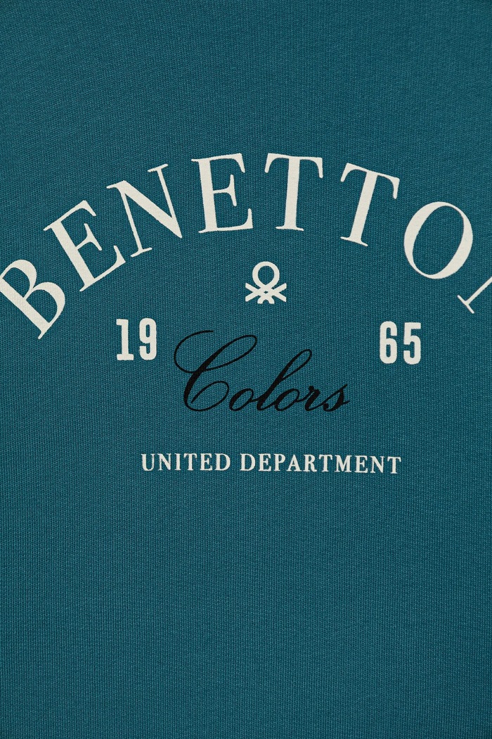 Chlapec Detská bavlnená mikina United Colors of Benetton 3J68C10PZ.G.seasonal tyrkysová