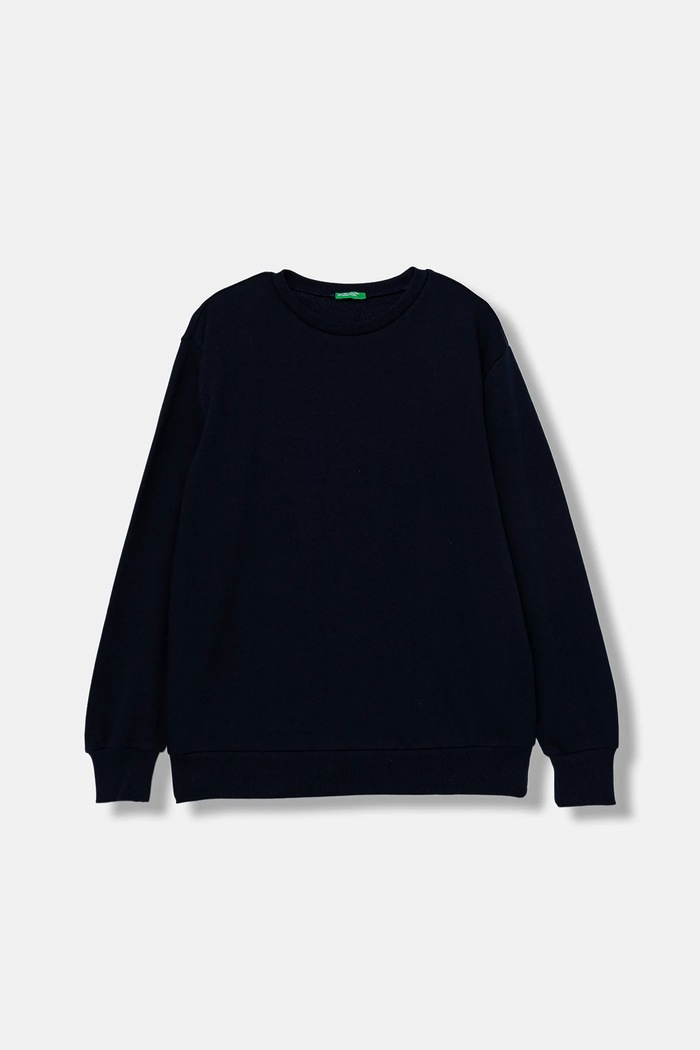United Colors of Benetton bluza bawełniana dziecięca 3J68C10QK.G.seasonal granatowy AW25