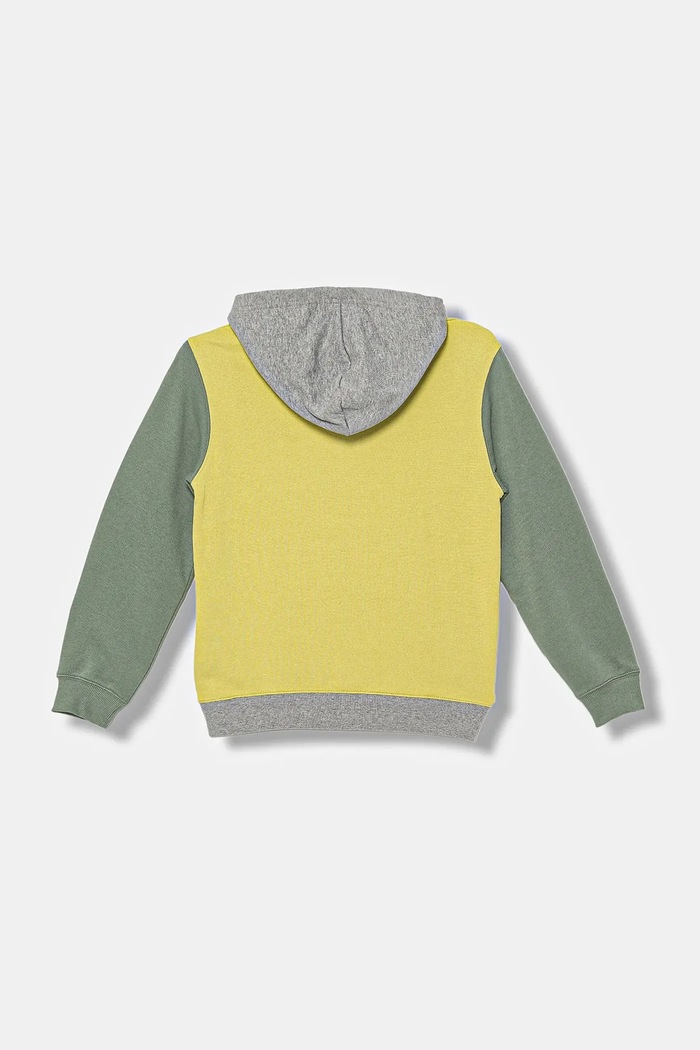 United Colors of Benetton bluza bawełniana dziecięca 3J68C204V.G.seasonal zielony AW25