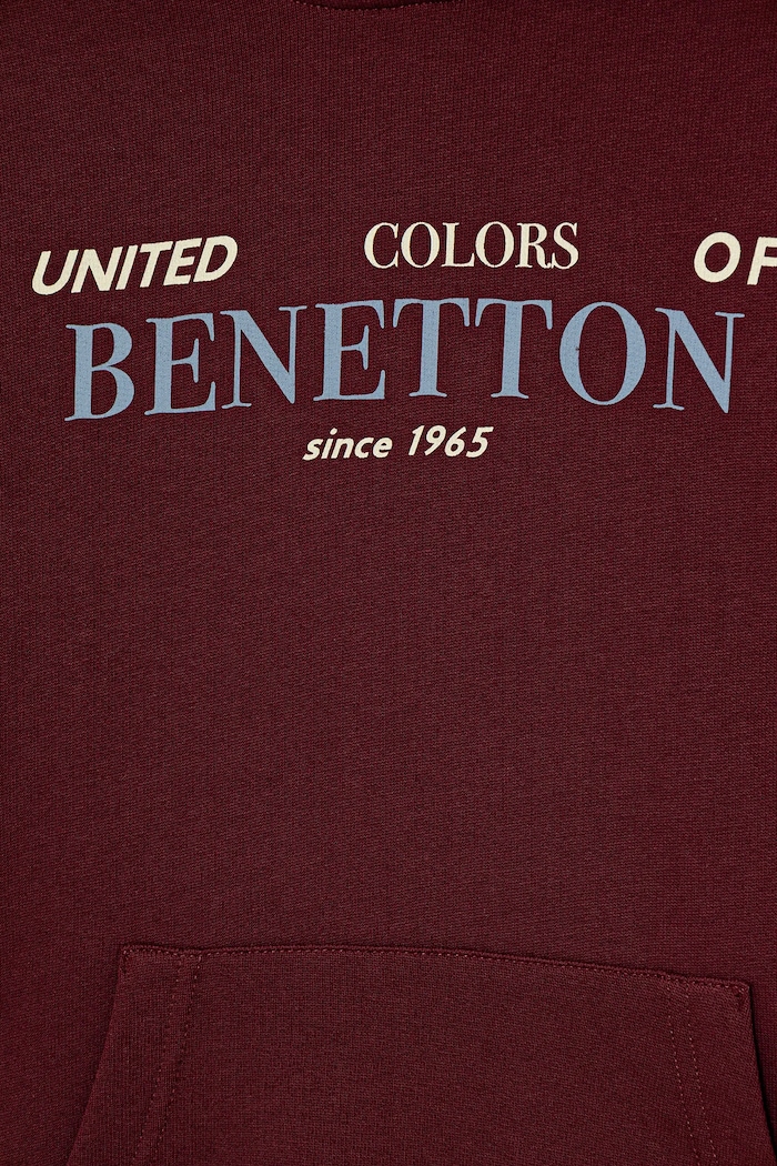 Chłopiec United Colors of Benetton bluza bawełniana dziecięca 3J68C204V.G.seasonal bordowy