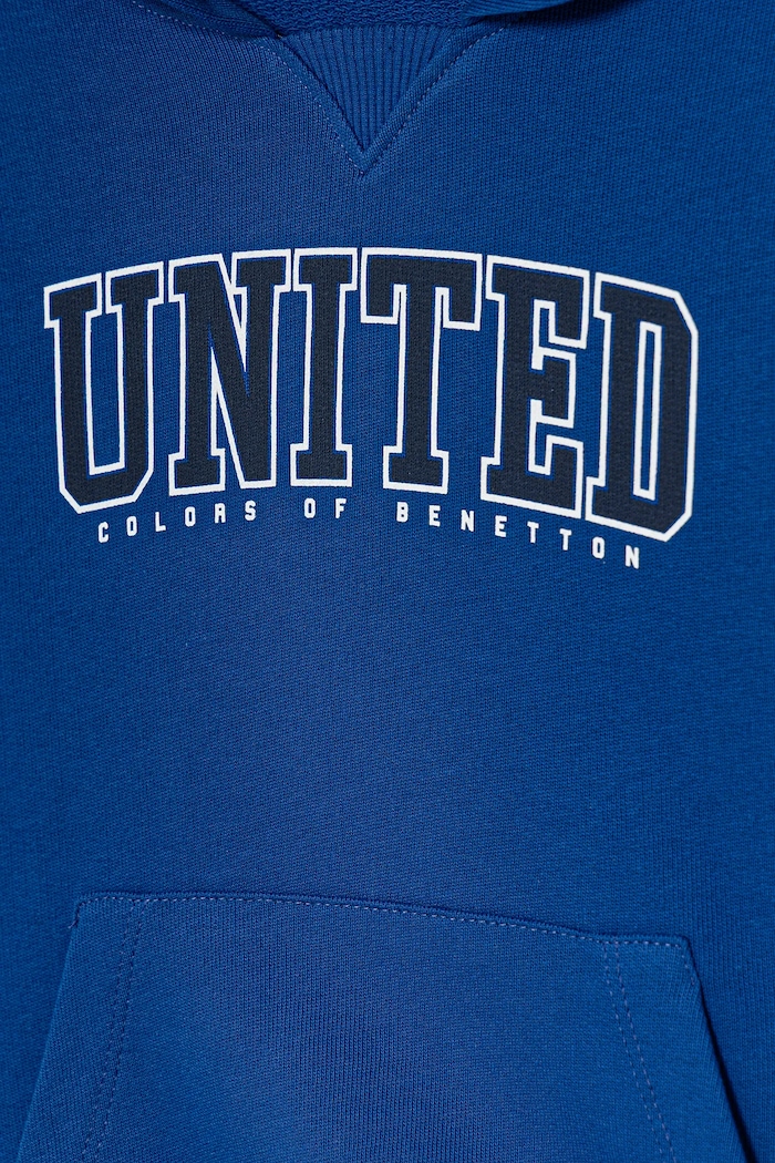 Chłopiec United Colors of Benetton bluza bawełniana dziecięca 3J68G200Q.P.reproposed niebieski
